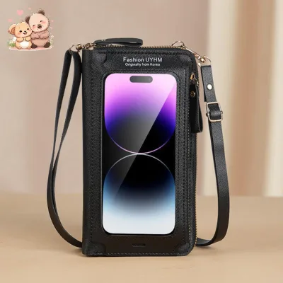 Nữ Màn Hình Cảm Ứng Điện Thoại Di Động Túi Đeo Ngang Mini Điện Thoại Di Động Ví Đựng Thẻ Túi Xách Thời Trang Nội Bộ Thời Trang