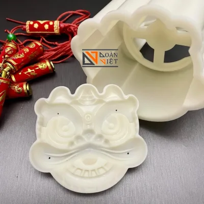 M1 Khuôn Trung Thu 3D Siêu Sắc Nét I Hình ĐẦU LÂN 150g, mẫu mới 2021. . Đồ gia dụng Nhà Bếp Dụng cụ pha chế Nguyên liệu Thực Phẩm