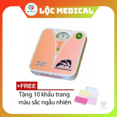 Cân sức khỏe 120 kg Nhơn Hòa NHHS-120-K2 + Tặng 10 khẩu trang màu sắc ngẫu nhiên