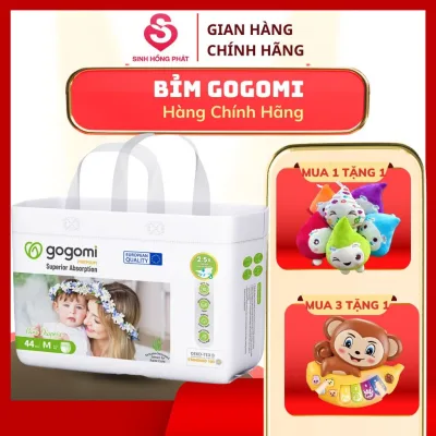 MUA 1 Bỉm Gogomi Premium Cao Cấp Đủ Size Cho Bé, Bỉm Dán - Bỉm Quần Cao Cấp Thấm Hút, Khô Thoáng 24h