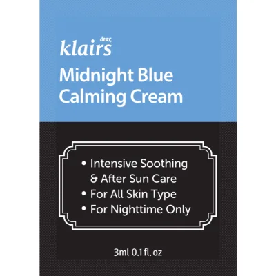 1 pcs sachet Dear, Klairs dòng kem dưỡng/nước hoa hồng/tinh chất/kem chống nắng
