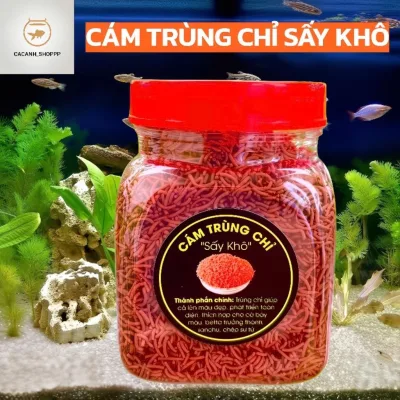 Cám Trùng Chỉ Sấy Khô - Tốp 1 Về Dinh Dưỡng Và Hệ Miễn Dịch - Giúp Cá Tăng Size Lên Màu Nhanh