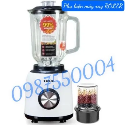 CỐI , LY THỦY TINH MÁY XAY SINH TỐ ROLER 4111
