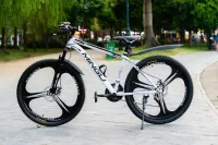 Xe đạp thể thao địa hình, Xe đạp ngoài trời dã ngoại MINGU - Vành đúc 3 nan