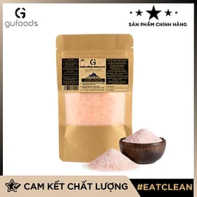 Muối hồng Himalaya GUfoods (dạng hạt mịn) - Tự nhiên, Giàu khoáng chất vi lượng, Không phụ gia, Không tinh chế