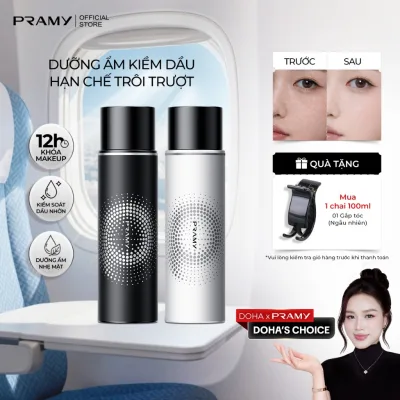 PRAMY Xịt Khóa Nền Makeup Tia Sương Mềm Mại Giúp Khóa Chặt Lớp Trang Điểm Phù Hợp Mọi Loại Da 100ml
