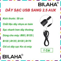 Dây sạc máy massage USB sang 2.5 Aux, dành cho các loại máy massage mặt mắt body toàn thân đầu nhọn loại tốt