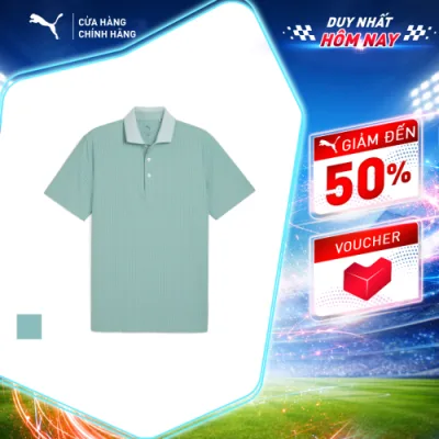 Áo Thun Tay Ngắn Thể Thao Golf PUMA Nam MATTR Stripe Jacquard Polo