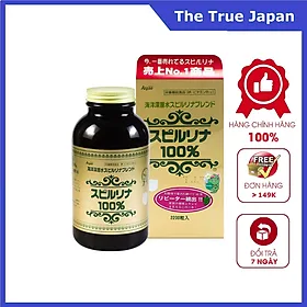 Thực phẩm chức năng Tảo xoắn Spirulina nội địa Nhật Bản 2200 viên