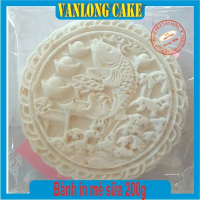 Bánh in Vạn Long mè sữa không nhân ăn vặt 200g