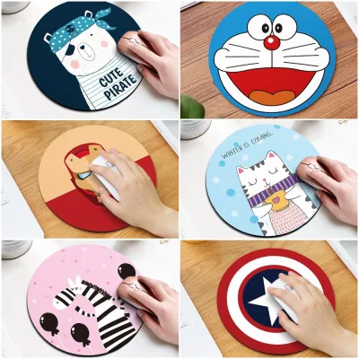 Miếng lót chuột, Bàn di chuột hình tròn 20 x 20cm Giá Rẻ siêu dễ thương Chamara