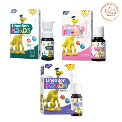 LineaBon vitamin D3 k2 10ml - vitamin tăng chiều cao cho bé Chính hãng