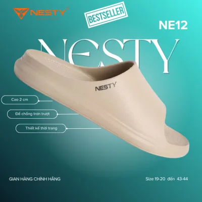 Dép Massage Nesty EVA Quai Ngang Nam Nữ Siêu Nhẹ Chống Trượt | Dép Đi Trong Nhà, Đi Chơi, Đi Biển