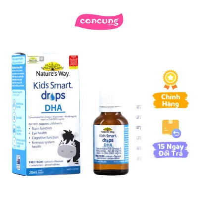 Thực phẩm bảo vệ sức khỏe Kids Smart Drops DHA