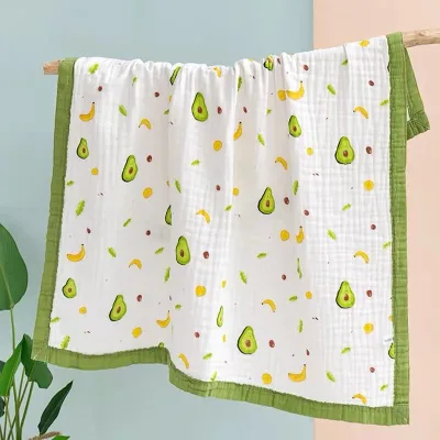 Khăn tắm cho bé sơ sinh làm chăn và khăn quấn bé sơ sinh, khăn xô cho bé size 100x110 cm