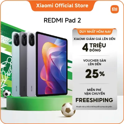 Redmi Pad 2|Màn hình 11" 2,5K siêu rõ nét|Pin dung lượng khủng đến 9000mAh (typ)|Helio G100-Ultra tiên tiến