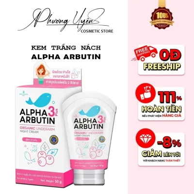 Kem giảm thâm Alpha Arbutin mờ thâm nách bẹn thâm mông thâm đầu gối khử mùi hôi nách hồng nhũ hoa