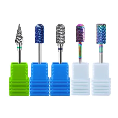 2026 Mới Nail Art Vonfram Thép Đánh Bóng Đầu Đánh Bóng Loại Bỏ Móng Tay Tập Tin Đệm Móng Tay Nghệ Thuật Thiết Bị Phụ Kiện