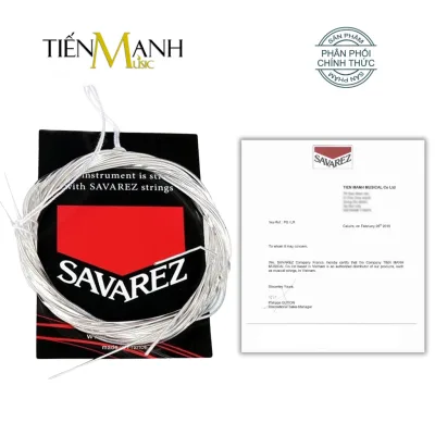 Savarez 500CJ - Bộ dây Đàn Guitar Cổ Điển Classic Ghi-ta High Tension (không đóng hộp - Nylon Strings Sets)