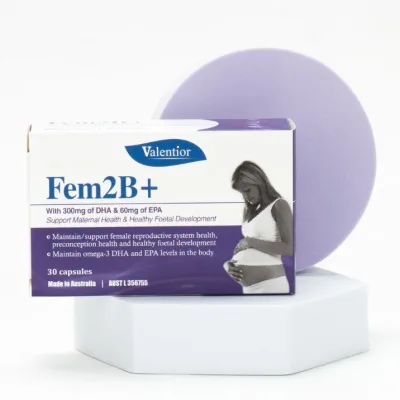 Viên uống vitamin tổng hợp Fem2B+ cho bà bầu - Hộp 30 viên