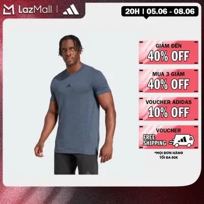 Adidas Training Workout T-Shirt Designed for Training Men's Blue Ji5770