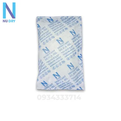 Silicagel Desiccant Pack 50 Grams Nu Dry for Food, Wardrobe, Shoes, Camera, Warehouse, 1kg Packaging