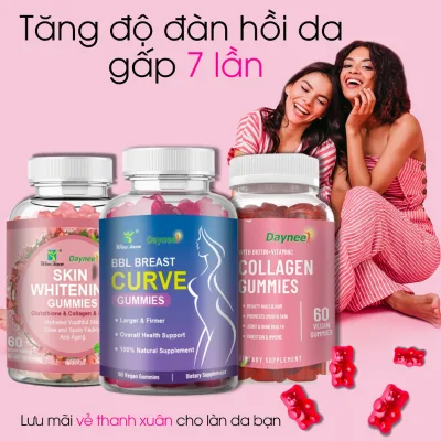 Kẹo Chống Già, Kẹo Đẹp Da, Đẹp Tóc, Chăm Sóc Cơ Thể Trẻ Hoá Phục Hồi Sắc Xuân Chính Hãng Dayne