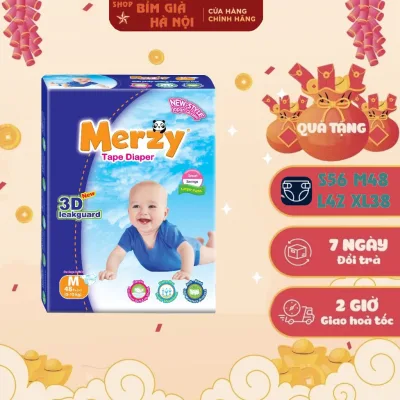 Tã dán trẻ em MERZY S56 M48 L42 XL38 #Merzy #bỉm merzy #tã merzy # Bỉm quần Gooby S52 M50 XL42 #gooby #goo:by #honey