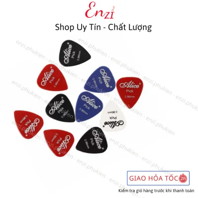 Phím gảy đàn pick gẩy đủ cỡ 0,46mm pick Alice 0,71mm 0,81mm 0,96mm 1,2mm 1,5mm Enzi