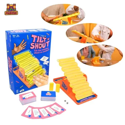 Predolo Tilt N Shout Game Di Động Dễ Dàng Học Giáo Dục Quà Tặng Sinh Nhật Teeter Totter Tương Tác Để Bàn Đồ Chơi Xếp Hình Cho Trẻ Em Người Lớn