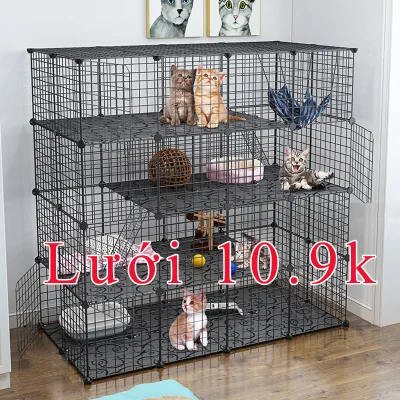 Chuồng quây chó mèo thú cưng lắp ghép bằng tấm lưới sắt thép bán sỉ lẻ theo miếng