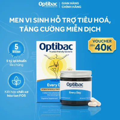 Thực phẩm bảo vệ sức khỏe Men vi sinh Optibac Every Day 30 viên/hộp