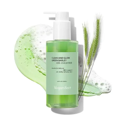 Sữa rửa mặt dưỡng ẩm, Axit Citric + LHA + Glycerin + Beta Glucan, Sữa rửa mặt nhẹ nhàng, Không dầu, Da nhạy cảm, Da mất nước, Chăm sóc da Hàn Quốc, Kích thước lớn (205ml / 6,93 fl oz)
