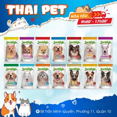[5 gói] Snack JER HIGH 50-70g Thức ăn cho thú cưng