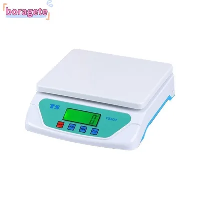 Cân nhà bếp BORAGETE, Màn hình LCD Cân điện tử kỹ thuật số bằng nhựa, Đo chính xác di động Cân điện tử Sử dụng nhà bếp