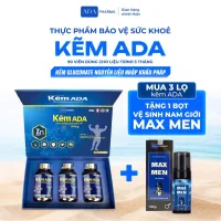 Kẽm ADA 150mg Kẽm Gluconate Nguyên Liệu Nhập Pháp. - Hỗ trợ tăng cường sức khỏe, đề kháng + Quà tặng
