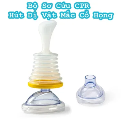 Bộ Sơ Cứu CPR Hút Dị Vật - Thiết Bị Sơ Cứu Nghẹt Thở Chống Hóc Cho Bé Và Người Lớn PTLUXURY