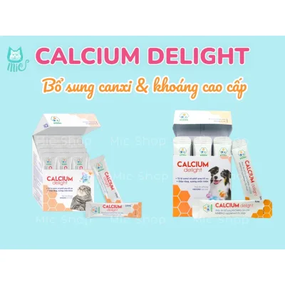 CALCIUM DELIGHT chó mèo bổ sung canxi và khoáng cao cấp cho thú cưng Bossen