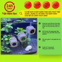Cọ bể nam châm sobo mini siêu nhỏ tiện dụng- Dụng cụ vệ sinh tảo bám kính cho bể cá cảnh thủy sinh