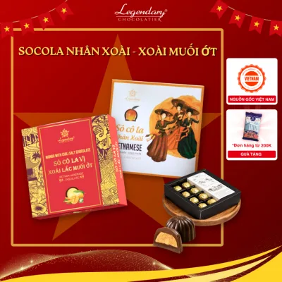Socola Viên Nhân Xoài & Xoài Muối Ớt | Quà tặng người thân, bánh kẹo ăn vặt | Zoom Legendary