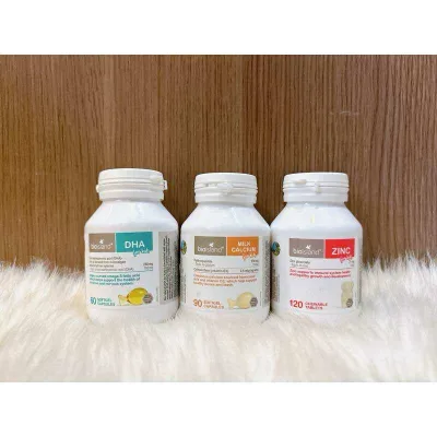 [HÀNG ÚC] Viên uống Bio Island bổ sung DHA/ Canxi / Kẽm cho bé