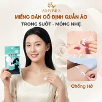 36 Miếng Dán Cố Định Quần Áo, Băng Dính Thời Trang 2 Mặt Mỏng Chống Hở AMYBRA D3001