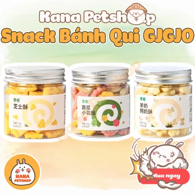 GJGJO Hamster Snack Treats | Nutritious Small Pet Biscuits with Cheese, Vegetables & Flowers | Suitable for Hamster, Bear Hamster & Sugar Glider