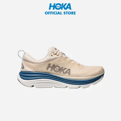 Giày Chạy Bộ Nam HOKA Gaviota 5 Wide - Be - 1134234-BHFG