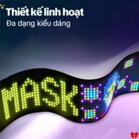 miếng dán LED di động, phụ kiện độ xe đa chức năng, Màn hình LED linh hoạt cho xe hơi