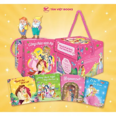 Sách Thiếu Nhi - Bộ Hộp Sách Công Chúa Xinh Đẹp (Trọn Bộ 4 Cuốn) - Tân Việt Books