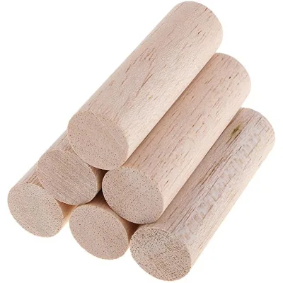 Thanh gỗ thông dài 5cm - 10cm kích thước (8mm 10mm 12mm 15mm 20mm 25mm 30mm 40mm 50mm)