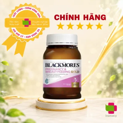 Blackmores Pregnancy & Breast-Feeding Gold Australian Multivitamin Supplement for Pregnant Women and Postpartum Mothers (180 Tablets)