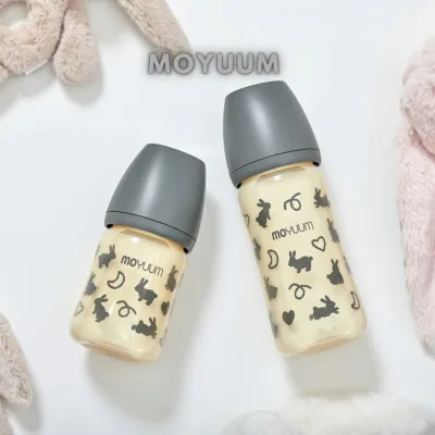 Bình Sữa Moyuum Hàn Quốc Hoạ Tiết Đủ Mẫu Chất Liệu PPSU Cao Cấp Dung Tích 170ml/270ml
