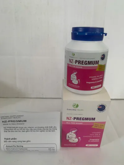 NZ-PREGMUM nhập khẩu NEW ZEALAND.Bổ sung vitamin và khoáng chất cho phụ nữ mang thai và cho con bú